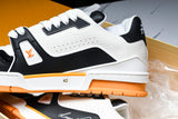 Louis Vuittоп Trainer Low 'Black White Orange Sole'