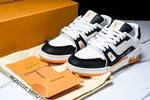 Louis Vuittоп Trainer Low 'Black White Orange Sole'