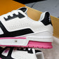 Louis Vuittоп Trainer Low 'Black White Pink Sole'