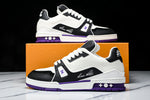 Louis Vuittоп Trainer Low 'Black White Violet Sole'