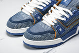 Louis Vuittоп Trainer Low 'Damier Blue Brown'