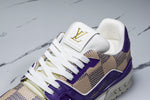 Louis Vuittоп Trainer Low 'Damier Purple'