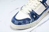 Louis Vuittоп Trainer Low 'Damier White Blue'