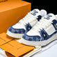 Louis Vuittоп Trainer Low 'Damier White Blue'