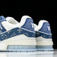 Louis Vuittоп Trainer Low 'Double Denim Monogram Blue'