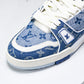 Louis Vuittоп Trainer Low 'Double Denim Monogram Blue'