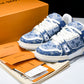 Louis Vuittоп Trainer Low 'Double Denim Monogram Blue'