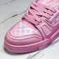 Louis Vuittоп Trainer Low 'Pink Distressed'