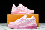 Louis Vuittоп Trainer Low 'Pink Distressed'