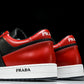 Prada Downtown Sneaker 'Black Red'