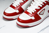 Prada Downtown Sneaker 'White Red'