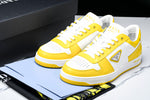 Prada Downtown Sneaker 'White Yellow'