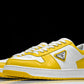 Prada Downtown Sneaker 'White Yellow'