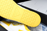 Prada Downtown Sneaker 'White Yellow'