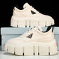 Prada Platform Chunky Sneaker 'Cream'