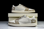 Travis Scott AJ1 Low x Stussy 'Beige' (Custom)