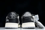 Travis Scott AJ1 Low x Stussy 'Black White Grey' (Custom)