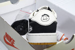 Travis Scott AJ1 Low x Stussy 'Black White Gum' (Custom)