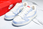 Travis Scott AJ1 Low x Supreme 'Baby Blue' (Custom)