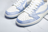 Travis Scott AJ1 Low x Supreme 'Baby Blue' (Custom)