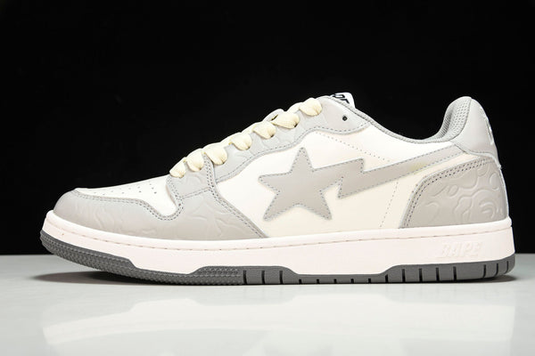 A Bathing Ape Bape Court Sta 'Light Grey Cream' – Drip Locker Global