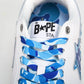 A Bathing Ape Bape Sta 'White ABC Camo - Blue'
