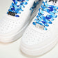 A Bathing Ape Bape Sta 'White ABC Camo - Blue'