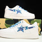 A Bathing Ape Bape Sta 'White ABC Camo - Blue'