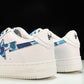 A Bathing Ape Bape Sta 'White ABC Camo - Blue'