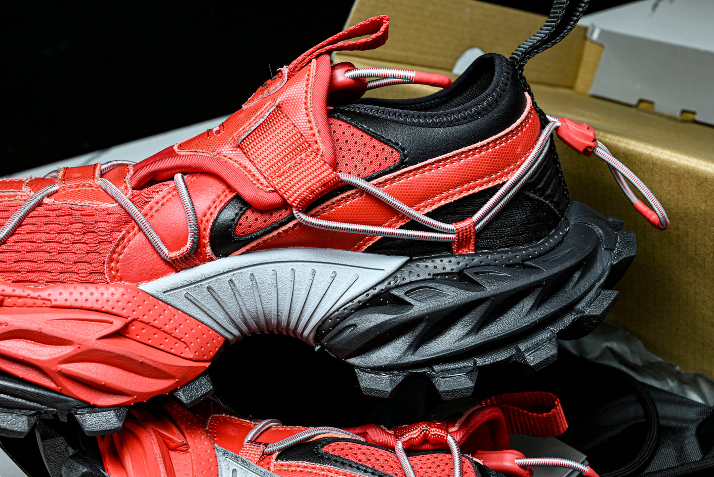Вalenciaga Hike Sneaker 'Red Black'