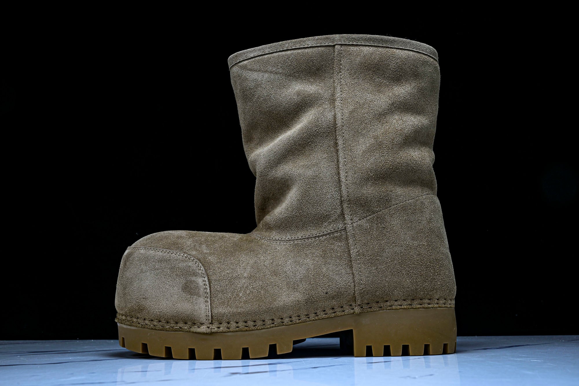 Вalenciaga Alaska Fur Boot 'Brown'