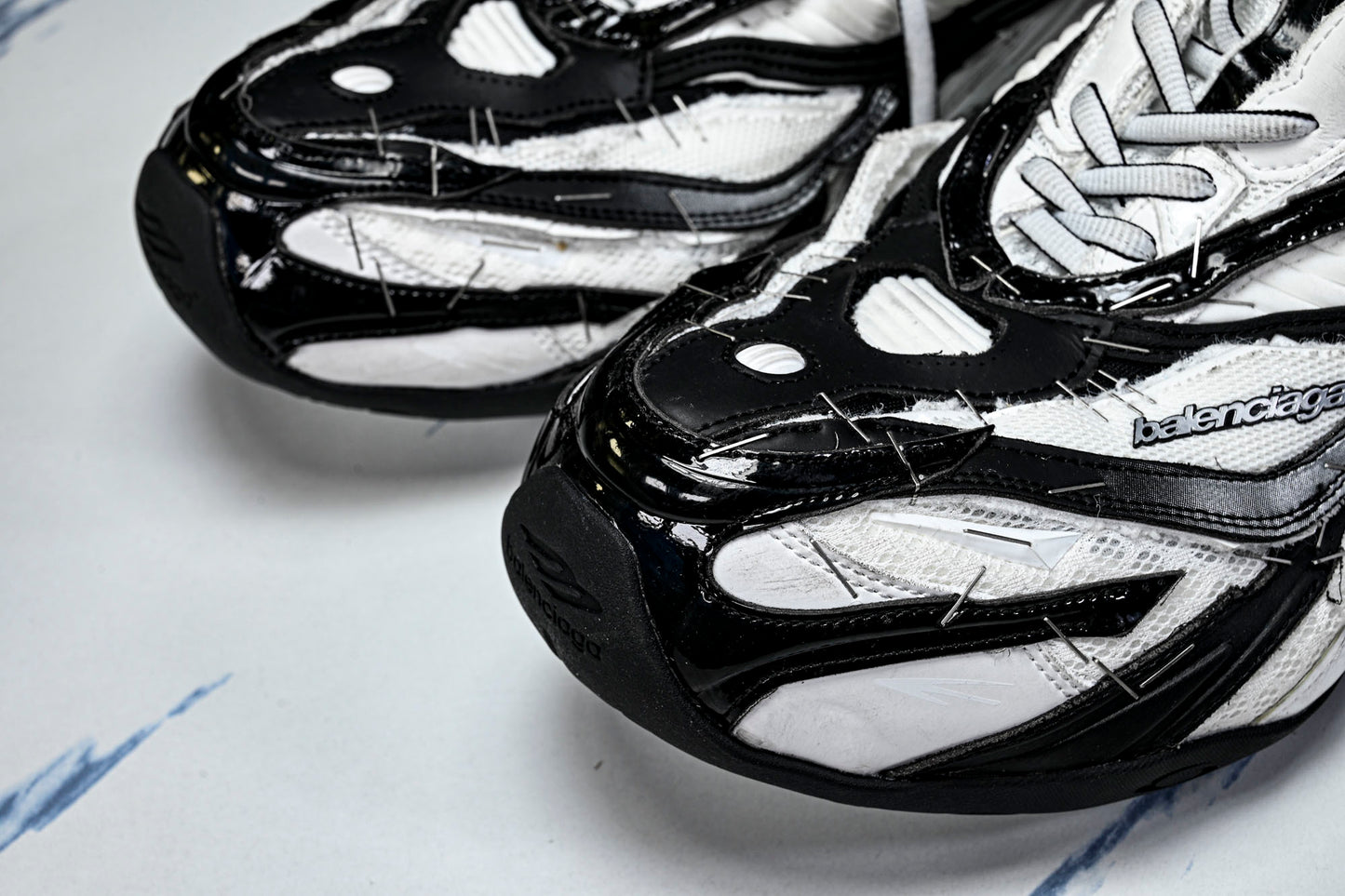 Вalenciaga Soleless Sneaker 'White Black'