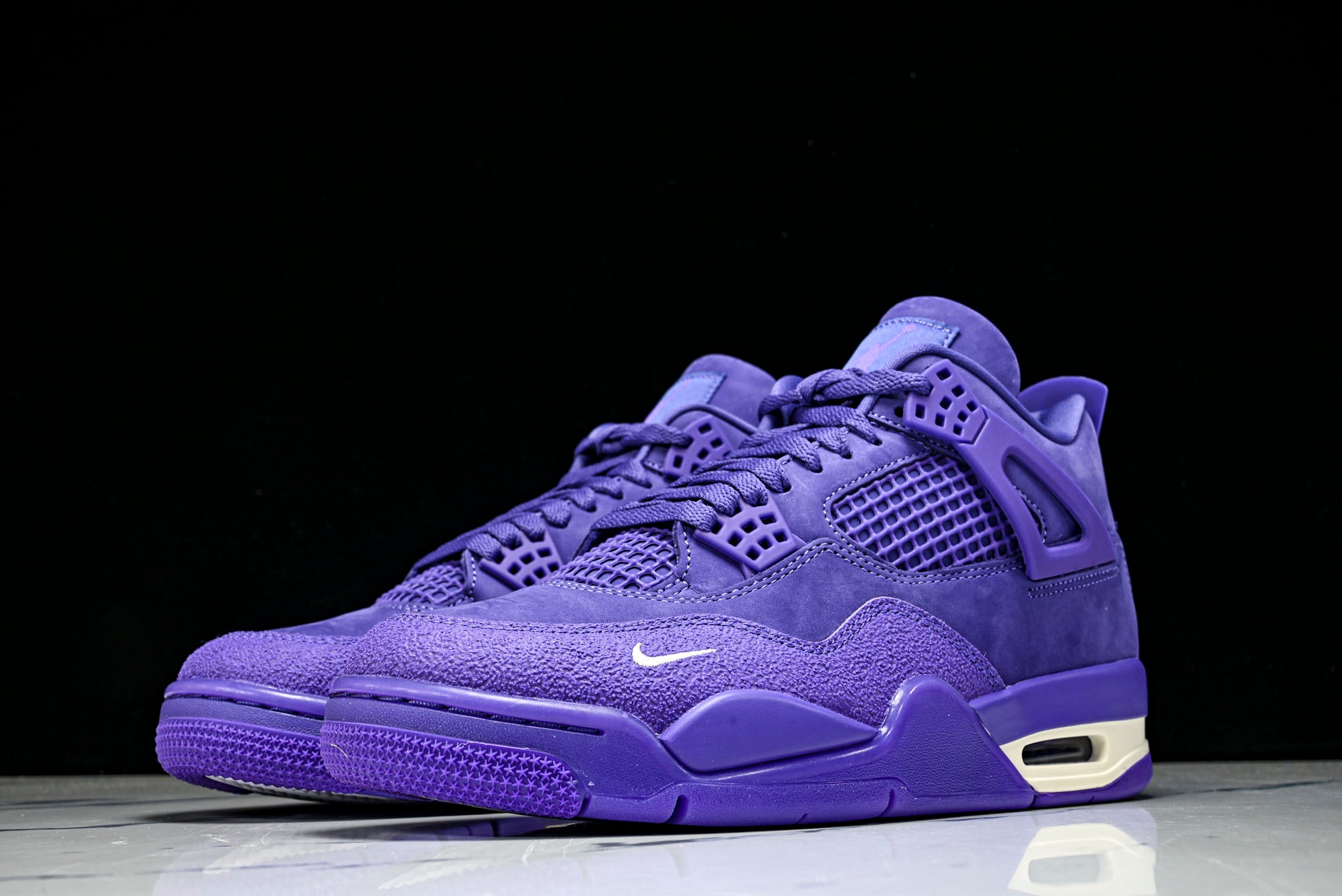 Nigel Sylvester x AJ4 Retro OG Brick by Brick 'Purple' (Unreleased)