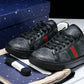 Guссi Ace Web 'Black Monogram'