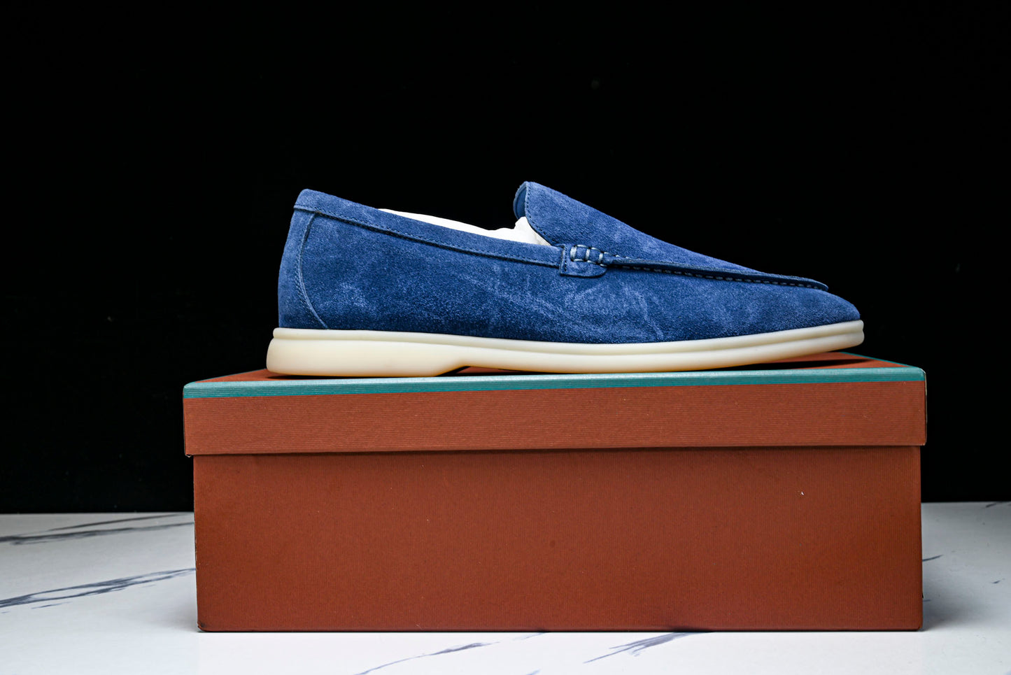 Loro Piana Summer Walk Loafer 'Blue'