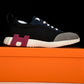 Hermès Bouncing Sneaker 'Noir Bordeaux'