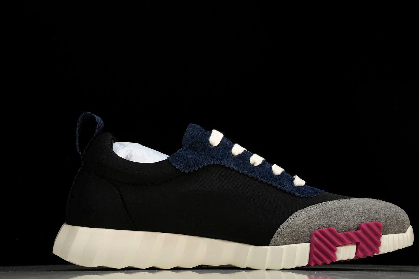 Hermès Bouncing Sneaker 'Noir Bordeaux'