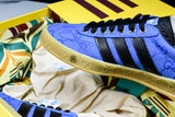 Guссi x Gazelle 'Blue GG Monogram'