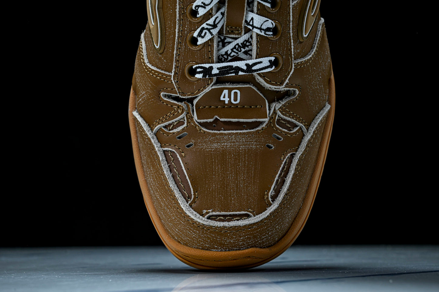 Вalenciaga Hamptons Worn-Out Sneaker 'Camel Brown'