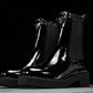 Prada Patent Chelsea Boots 'Black'