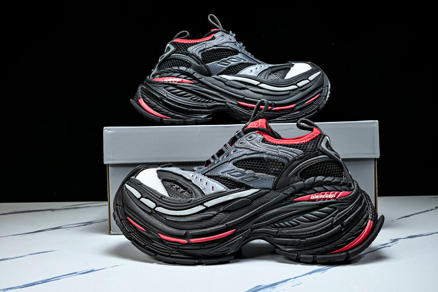 Вalenciaga Platform Sneaker 'Black Red'