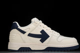 Off-White Out Of Office OOO Low Top 'White Navy Blue'