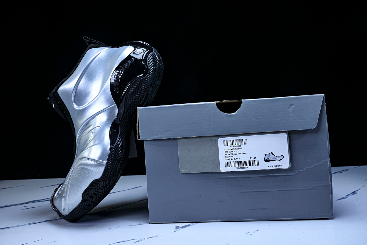 Вalenciaga Basketball Sneaker 'Silver'