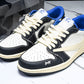 Travis Scott AJ1 Low x BAPE x Fragment (Custom)