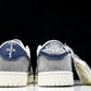 Travis Scott AJ1 Low x Fragment 'Grey Navy' (Custom)