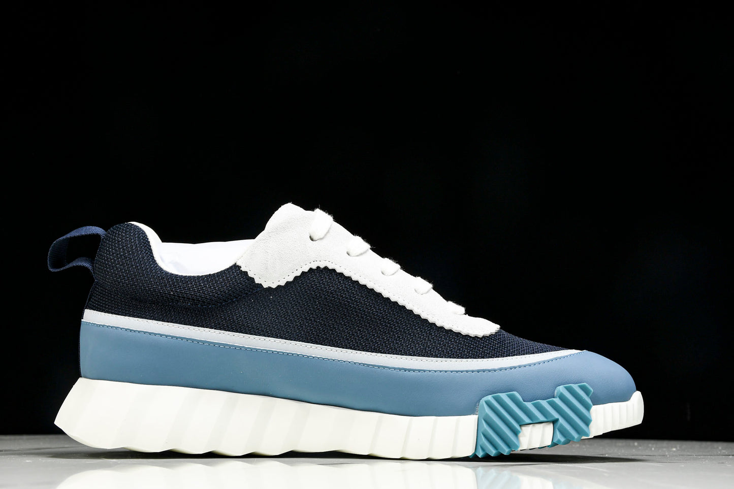 Hermès Bouncing Sneaker Panelled 'Marine Bleu Blanc'
