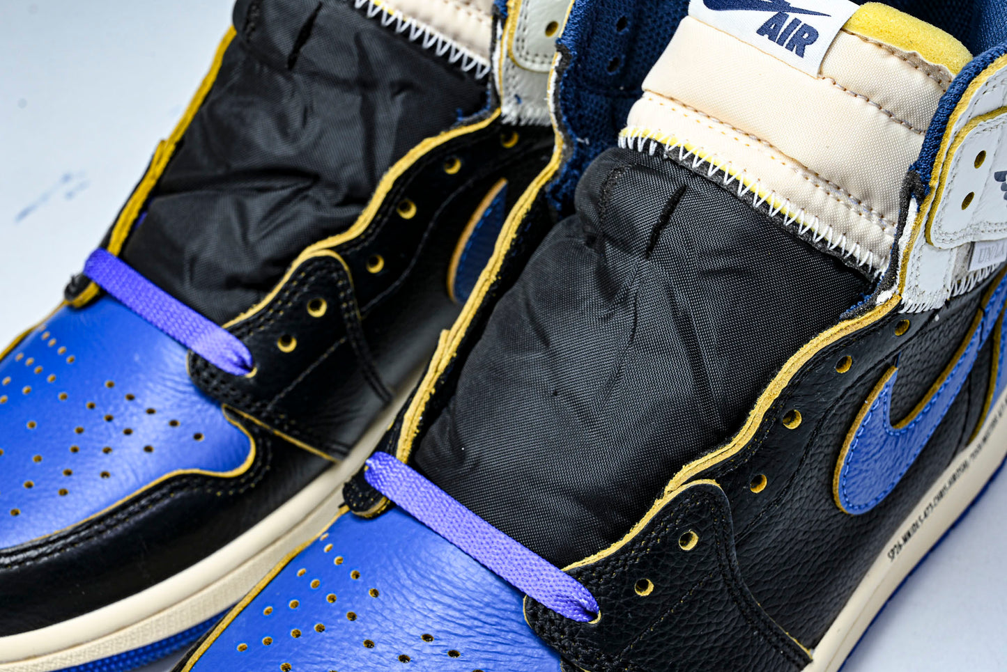 Union LA x Fragment x AJ1 Retro High 'Black Sport Royal'