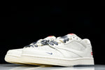 Travis Scott AJ1 Low x Supreme 'White Grey Sole' (Custom)