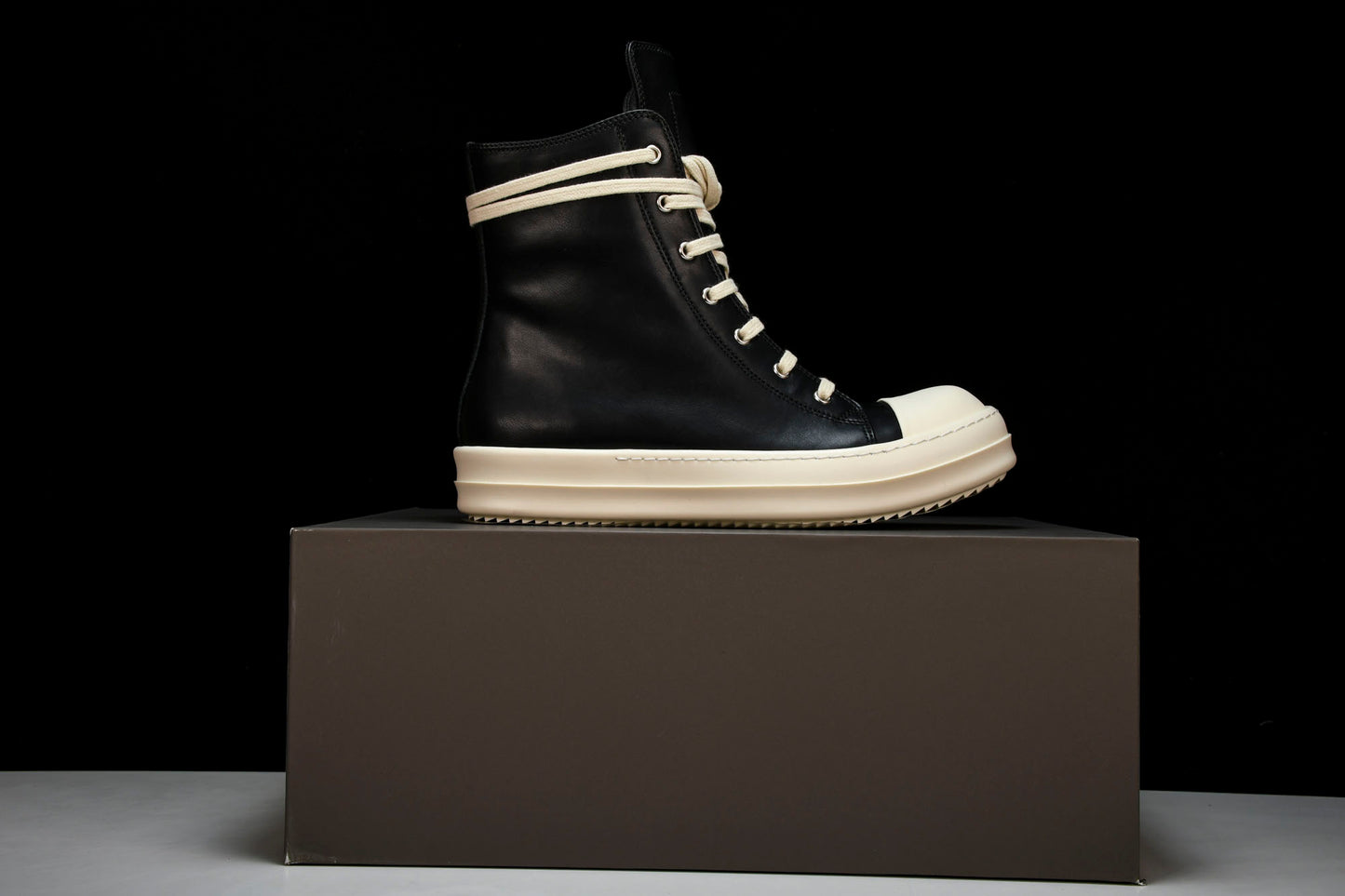 Rick Owens Ramones High EDFU 'Black Milk'