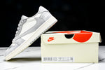 Travis Scott AJ1 Low x Stussy 'Grey White 2.0' (Custom)